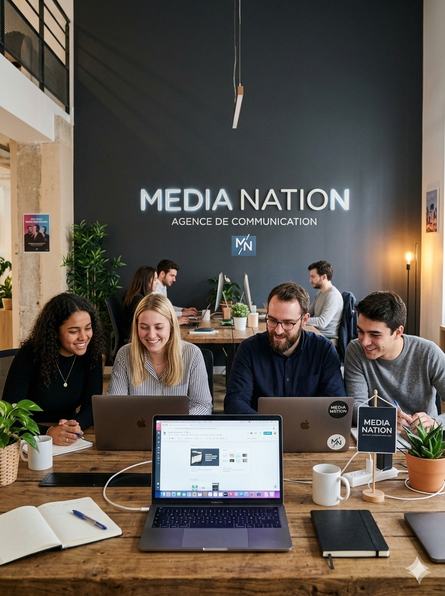 Équipe Media Nation — Agence Marketing Digital Casablanca